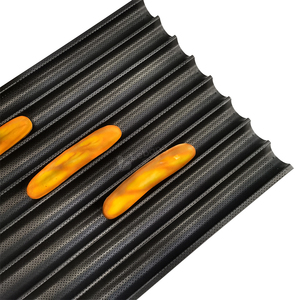 Tùy Chỉnh 60*80 Cm Kích Thước Lớn Baguette Khay Đục Lỗ Pháp Bánh Mì Nướng Pan Baguette Khay Nướng - Product Image 3