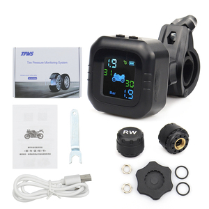 Sistem <span class=keywords><strong>Alarm</strong></span> Pemantau Tekanan Ban Motor Layar LCD Nirkabel TPMS Sepeda Motor Penguji Suhu Ban Sensor Tekanan Ban - Product Image 1