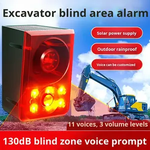 Alarme de <span class=keywords><strong>détecteur</strong></span> infrarouge à son et lumière <span class=keywords><strong>solaire</strong></span> pour camion OLIVER, compatible <span class=keywords><strong>avec</strong></span> les grues et excavatrices, capteur d'angle mort - Product Image 5