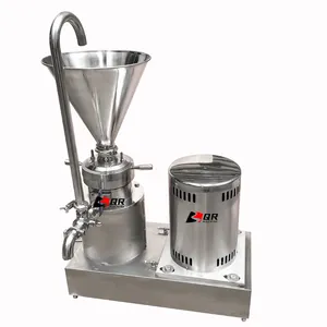High efficient new full stainless steel paint sunflower wet cashew nuts walnuts almond square mouth colloid mill