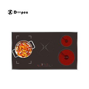 Table de cuisson à induction Doopen 3 brûleurs, panneau en verre, commande tactile, chauffage rapide, cuisinière électrique multifonction pour la maison - Product Image 3