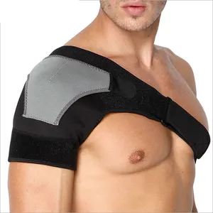 Men Women Adjustable Shoulder Strap Compression Sleeves Shoulder Support Brace With Pressure Pad