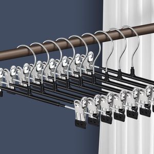 Stainless Steel Multifunctional Pants Rack <b>Hangers</b> for Wardrobe and Bathroom Storage - Product Image 1
