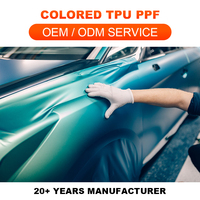 Film de protection de voiture en TPU auto-réparant BASF-TPU Ashland Adhesive, couleur gris spatial, pour enveloppement complet de voiture