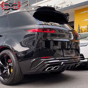 Kit carrosserie PU-Design en fibre de carbone sèche, comprenant lèvre avant, jupes latérales, diffuseur arrière et aileron, pour Land <span class=keywords><strong>Rover</strong></span> <span class=keywords><strong>Range</strong></span> <span class=keywords><strong>Rover</strong></span> Sport 2023+ style Z - Product Image 3