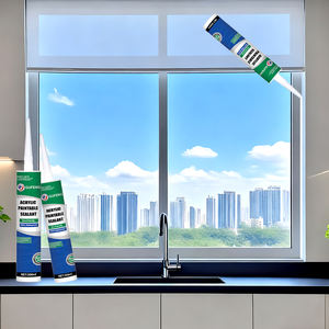 Scellant neutre peignable à l'<span class=keywords><strong>acrylique</strong></span> Blanc/Transparent <span class=keywords><strong>Cartouche</strong></span> pour l'étanchéité des joints Étanchéité sur les portes et fenêtres en alliage d'aluminium - Product Image 6