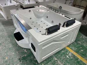 Alta calidad al por mayor precio barato personalizado dos personas Jacuzzier esquina bañera de hidromasaje cómoda bañera de masaje Acrílico - Product Image 2