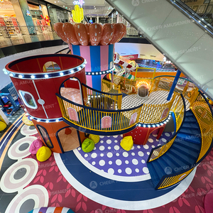 Đa Chức Năng Cổ Vũ Vui Chơi Giải Trí Trong Nhà Trẻ Mới Biết Đi Sân Chơi Thiết Bị Mềm Nhựa Vai Trò Chơi Khu Vực Cho Gia Đình Công Viên - Product Image 1