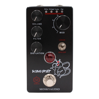 Processeur de pédale multi-effets pour guitare basse Pédales de bouclage multiples personnalisées Effet de tableau de guitare Mosky Metal Box Line Golden Horse