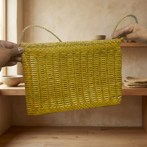 Sac fourre-tout en cuir tressé grande capacité Liset, sac à bandoulière ouvert en cuir véritable pour le quotidien et les voyages - Product Image 2