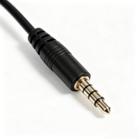 Câble audio TRRS pour caméra de visioconférence, fil de connexion pour une communication claire, équipement de diffusion en direct, transmission du signal audio