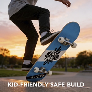 <span class=keywords><strong>Skateboard</strong></span> en bois d'érable Street personnalisé, 7 couches, bon marché pour enfants, à vendre - Product Image 6