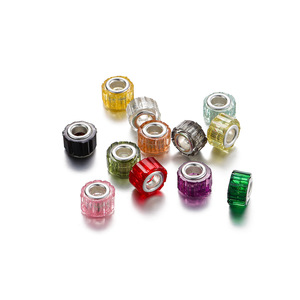 Acrylic Resin Right Angle Wheel <b>Beads</b> Large Hole For Bracelet Making DIY Jewelry Accessories 8mm Round <b>Beads</b> <b>Set</b> - Product Image 4