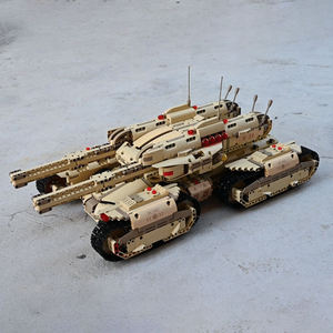 Modèle King 20011, char de guerre en plastique ABS télécommandé, jouet éducatif de construction pour garçons - Product Image 3