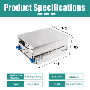 JDA 304 Acier Inoxydable 1 Brûleur Pull Type Cuisinière à Gaz pour <span class=keywords><strong>Camping</strong></span>-<span class=keywords><strong>Car</strong></span> <span class=keywords><strong>Camping</strong></span>-<span class=keywords><strong>Car</strong></span> Bateau Caravane RV - Product Image 2