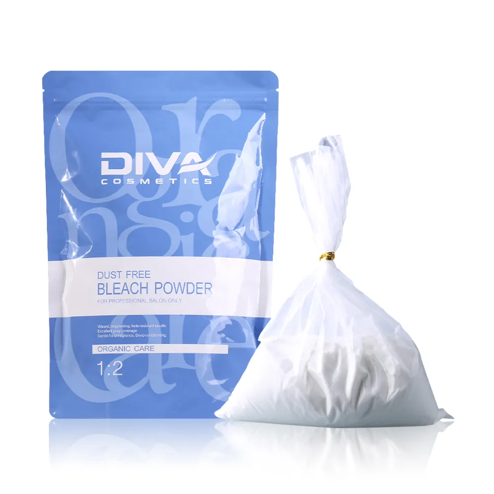 Factory Wholesale DIVA Hair Bleach Price Dust Free Hair Dye Bleaching Powder in Bulk OEM/ODM Hair Bleach Powder