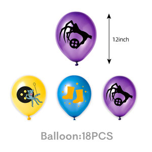 Paquete Todo en Uno de Artículos para Fiesta <span class=keywords><strong>Coraline</strong></span>: Globos, Pancartas, Decoraciones para Cupcakes, Decoraciones para Fiesta de Casa Embrujada Noche Estrellada - Product Image 5