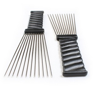 Peigne Afro Leeven 5 tailles, peigne en métal pour Afro-américains, outil <span class=keywords><strong>de</strong></span> <span class=keywords><strong>coiffure</strong></span> pour le coiffage des cheveux, peigne <span class=keywords><strong>de</strong></span> style professionnel - Product Image 5