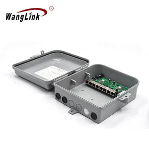 Wanglink FTTX FTTB 8 ports inverse POE FTTH extérieur 8FE + 1 port PON fibre optique étanche boîte <span class=keywords><strong>de</strong></span> terminaison - Product Image 2