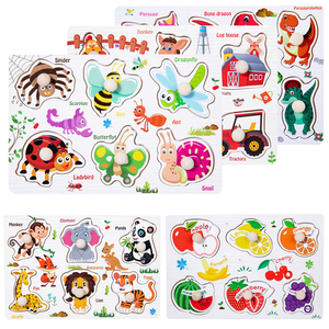 ของเล่นปริศนาสำหรับเด็กยอดนิยมสำหรับเด็กรูปสัตว์<span class=keywords><strong>กราฟ</strong></span>รถบรรทุกผลไม้เกมจับคู่ของเล่นมอนเตสซอรี่สำหรับเด็ก - Product Image 6