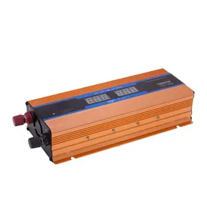 Inverter Daya Mobil Converte 1600W, Gelombang Sinus Murni 12V 24V 48V Ke 110V 120V 220V