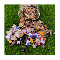Pendentifs à breloques Halloween pendentifs en alliage émail citrouille fantôme breloques Halloween bricolage boucle d'oreille collier bracelet breloques