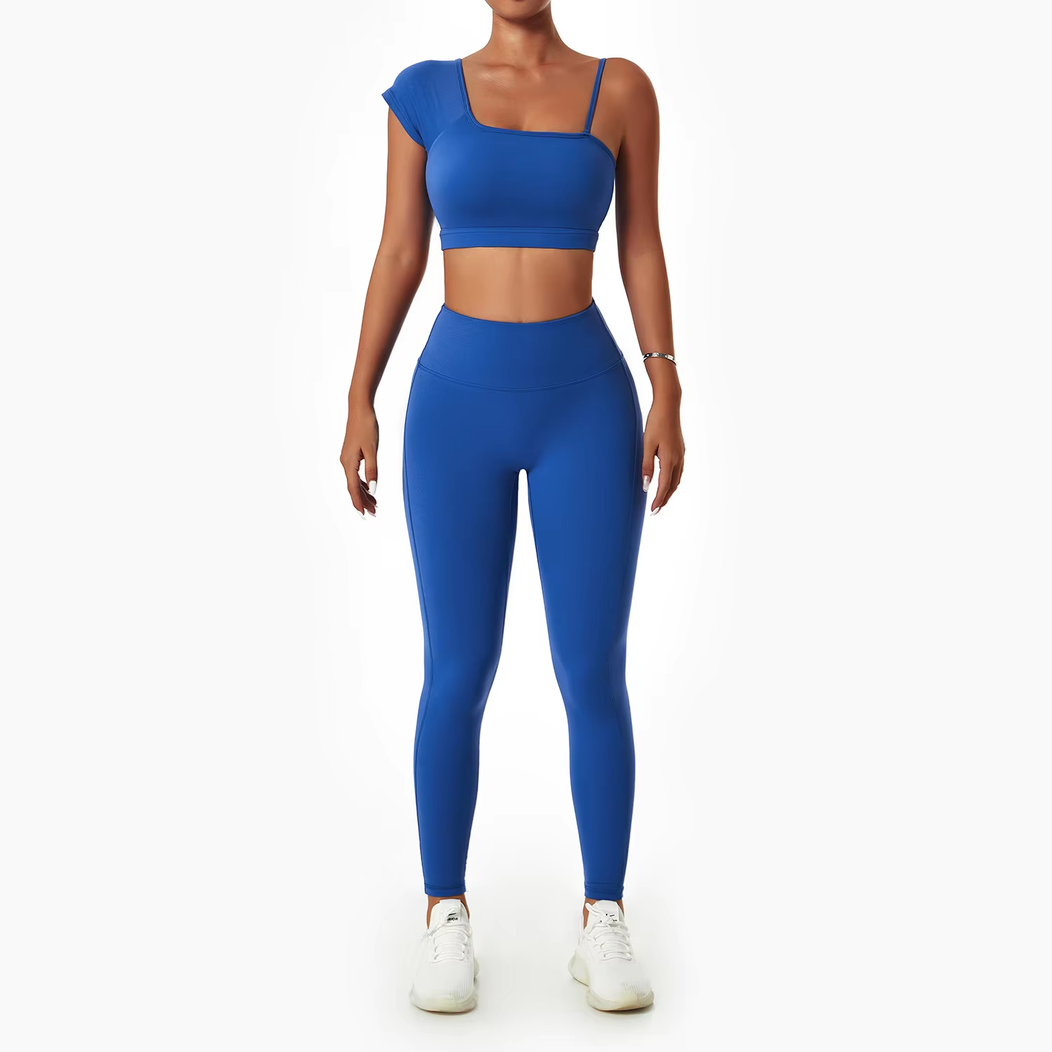 Ensemble soutien-gorge + leggings 1#bleu