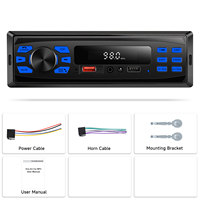 Reproductor MP3 Multifuncional para Auto Podofo, con Bluetooth, Ranura para Tarjeta SD, Receptor Manos Libres, Música por Teléfono, USB, Entrada Auxiliar para Auto