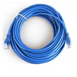 Cat 5e Patch <b>Cable</b> 5m Blue PVC Jacket Pure Copper Conductor <b>Computer</b> Network <b>Cable</b> - Product Image 1