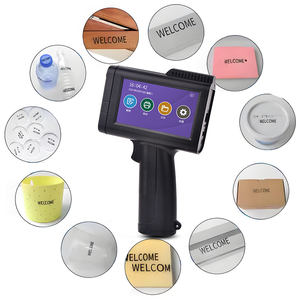 Máy in phun cầm tay di động để in mã hóa hàng loạt nhanh khô, máy in phẳng, bảo hành 1 năm, dùng để in mã số, ngày hết hạn trên hộp - Product Image 5