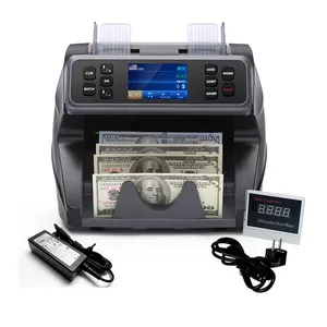 Máquina de contagem de valor de notas falsas com UV MG IR função CIS, novo design, 2024, novo design, detecção de notas falsas, máquina de contagem de moeda