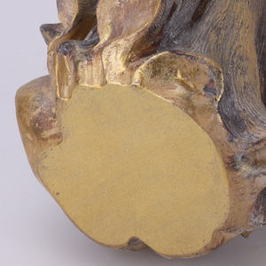 रेडीको विंटेज शैली राल एंजेल लॉइन गोल्ड विंग डिज़ाइन होम शेल्फ कार्यालय और प्रेरणादायक उपहार के लिए धार्मिक कला सजावट - Product Image 4