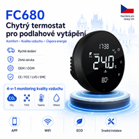 Controlador de Calefacción Eléctrica Hidrónica, Controlador de Temperatura y Humedad Programable, Termostato Inteligente para HVAC