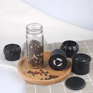 OEM Factory Grinders Grinder Shaker Glass Salt And Pepper Mill Ceramic Core