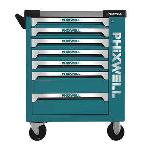 Carrito de <span class=keywords><strong>Herramientas</strong></span> Profesional <span class=keywords><strong>para</strong></span> <span class=keywords><strong>Taller</strong></span> Automotriz con 7 Cajones y Ruedas, con Logotipo y Color Personalizados, con <span class=keywords><strong>Herramientas</strong></span> <span class=keywords><strong>para</strong></span> Reparación de Automóviles - Product Image 2