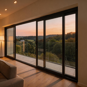 Thermal Break Hurricane Rated Aluminum Sliding Door Impact Resistant Low-E Glass Windows Doors for Residential House - Product Image 1
