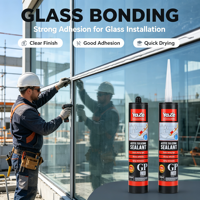 Scellant en silicone blanc à base d'acétate monocomposant résistant aux intempéries pour la construction, les portes, les fenêtres, avec une bonne élasticité, pâte adhésive