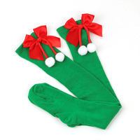 Chaussettes de Noël 2026 amusantes, colorées, à rayures, unies, mignonnes, fantaisie, confortables, montantes, pour les fêtes, idéales comme cadeau