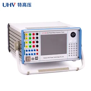 UHV-1200 UHV 6 fase penguji Relay pelindung microprosesor set tes relay injeksi arus sekunder