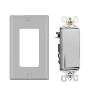 Competitive prevalent DS15 outdoor rocker light dimmer wall switch on off with UL certification