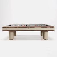 Table de billard/snooker de luxe Ozsmei en bois massif et ardoise, 7/8/9 pieds, durable et personnalisable pour usage commercial ou domestique