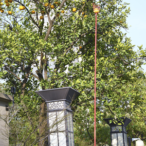 フルーツピッカーツールアルミ高高度フルーツピッカーピッキングツールバスケットとポール付き組み立てやすい - Product Image 5