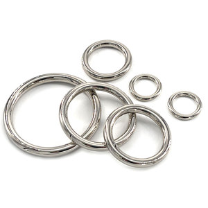 Móc kim loại hợp kim kẽm mạ vàng chất lượng cao, đường kính trong 50mm (1.5 inch), hình vòng tròn 2 inch, nhiều màu sắc - Product Image 3