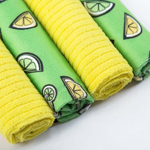 Khăn Lau Nhà Bếp Không Viền Chất Lượng Cao Nhanh Khô Cá Tính Không Mùi Hôi Ma Thuật Khăn Vải Vi Sợi - Product Image 2