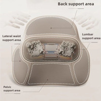 Oreiller de massage chauffant COSMO électrique Shiatsu pour le cou, le dos et la colonne cervicale, ergonomique, pour le sommeil et les voyages, avec fonction pétrissante