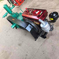 Pompe à boue diesel horizontale triplex à mouvement alternatif BW200, directement de l'usine, pour le renforcement des tunnels et le forage en montagne