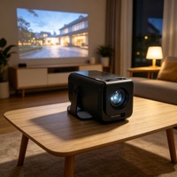 Projecteur LCD Android intelligent 4K le plus vendu en 2026, 300 ANSI Lumens, 1080P, Wi-Fi 5G, Allwinner H727, mini-projecteur pour usage domestique