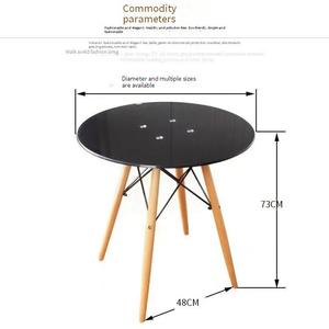 Ensemble <span class=keywords><strong>de</strong></span> salle à manger design unique, <span class=keywords><strong>table</strong></span> et chaises pour salon, restaurant moderne, cuisine, tables rondes <span class=keywords><strong>de</strong></span> salle à manger - Product Image 2