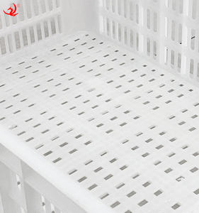 Bán buôn hậu cần siêu thị chuyển trang trại giá rẻ Giá nhựa trái cây Giỏ rau lưới phong cách hộp nhựa - Product Image 3