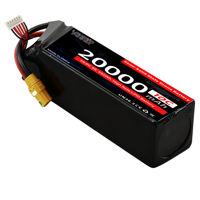 8S Solid State Lipo Battery 29.6V 20000mAh 22000mAh 24000mAh High Energy Density Drone Battery for FPV UAV Octcopters